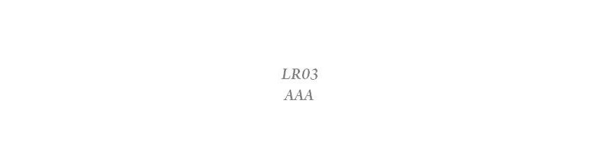 Pilas LR03 - AAA, NiMH