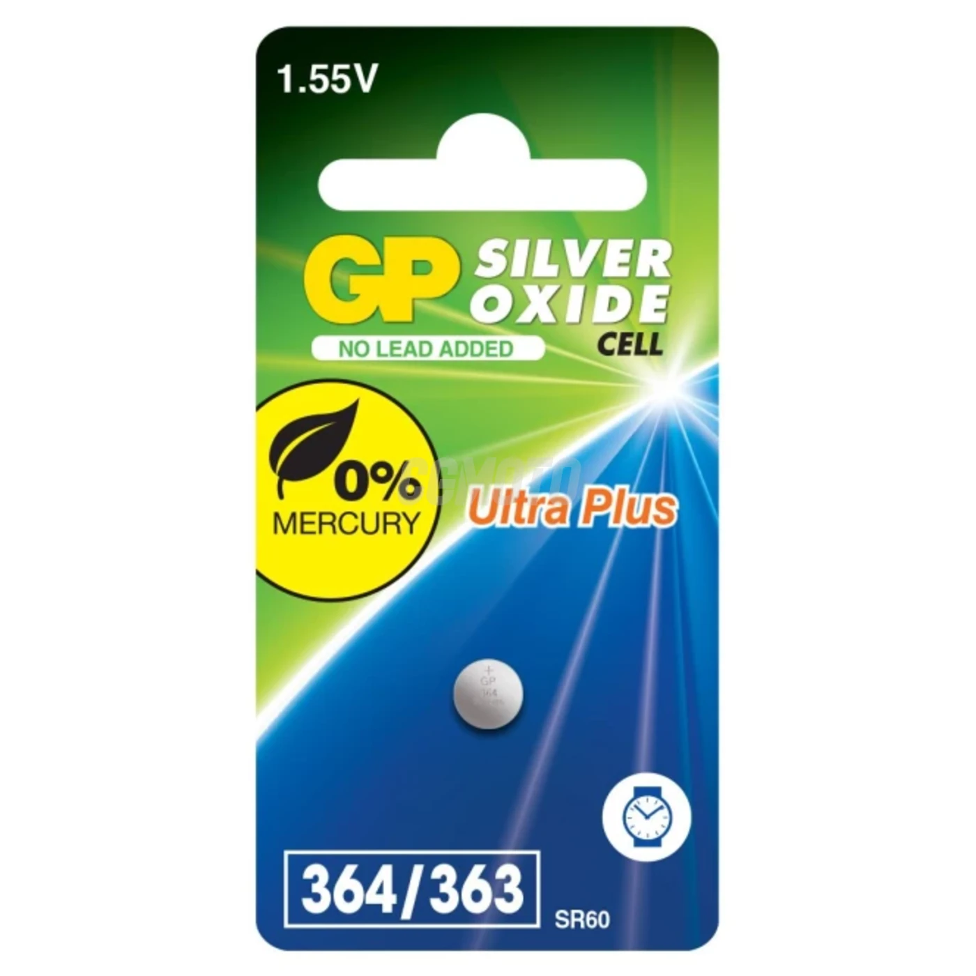 1 pila de botón de óxido de plata SR60 1,55 V Ultra Plus 1 pila de botón de óxido de plata SR60 1,55 V Ultra Plus
