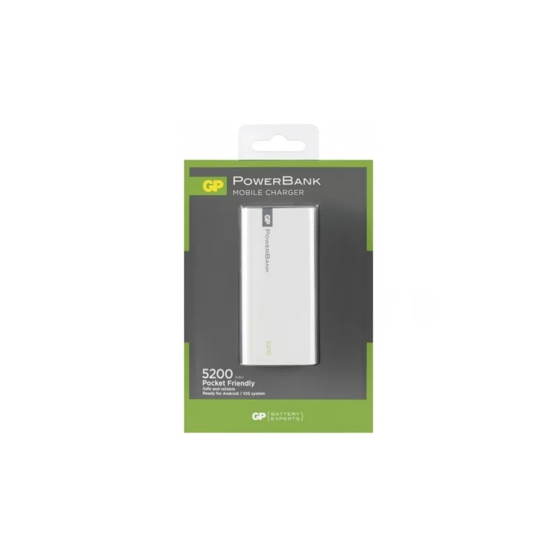 Batería portátil Yolo 5200 mAh, 1C05A, Blanco Batería portátil Yolo 5200 mAh, 1C05A, Blanco