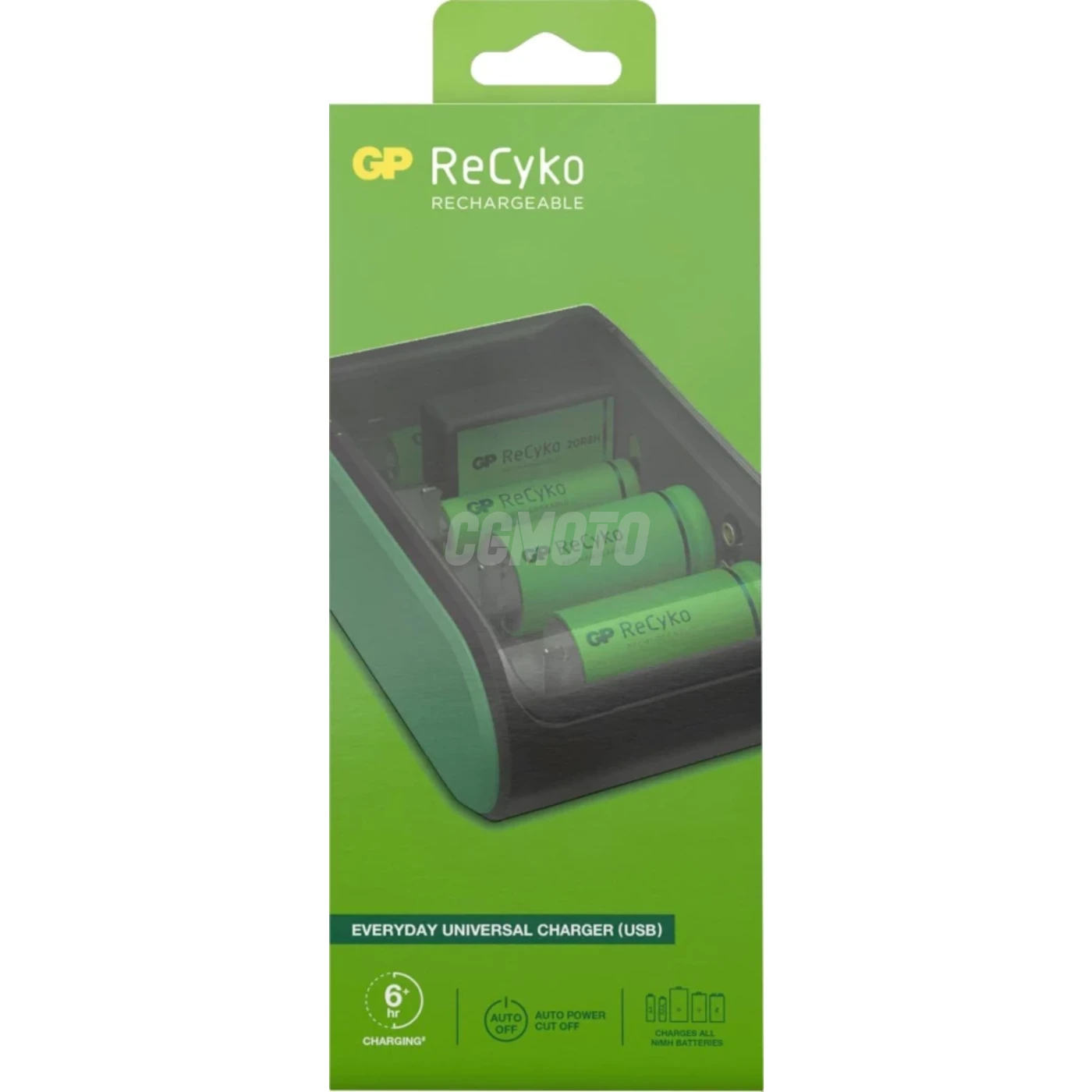 Cargador universal GP B631 Recharge : AA / AAA / C / D / 9V NiMH - pilas no incluidas Cargador universal GP B631 Recharge : AA / AAA / C / D / 9V NiMH - pilas no incluidas