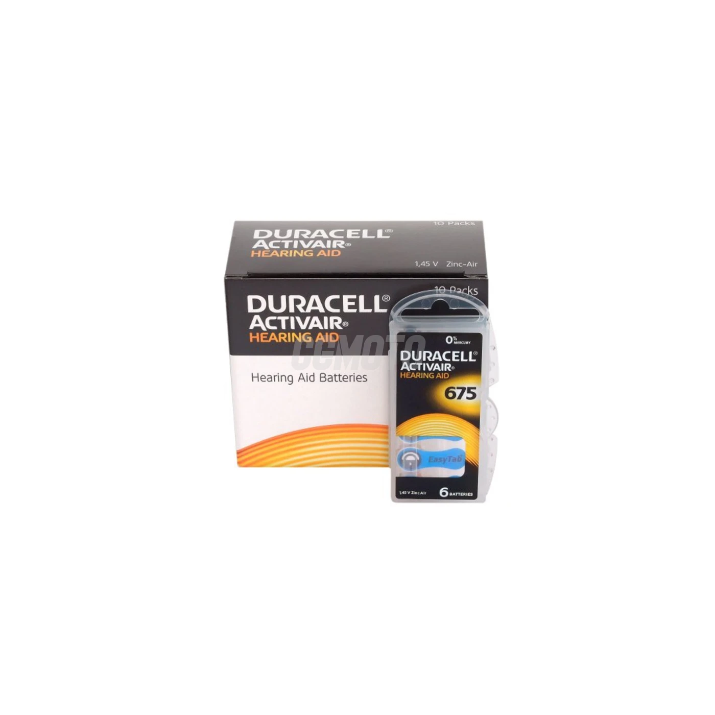 Duracell ActivAir 675 MF para audífonos x 6 pilas