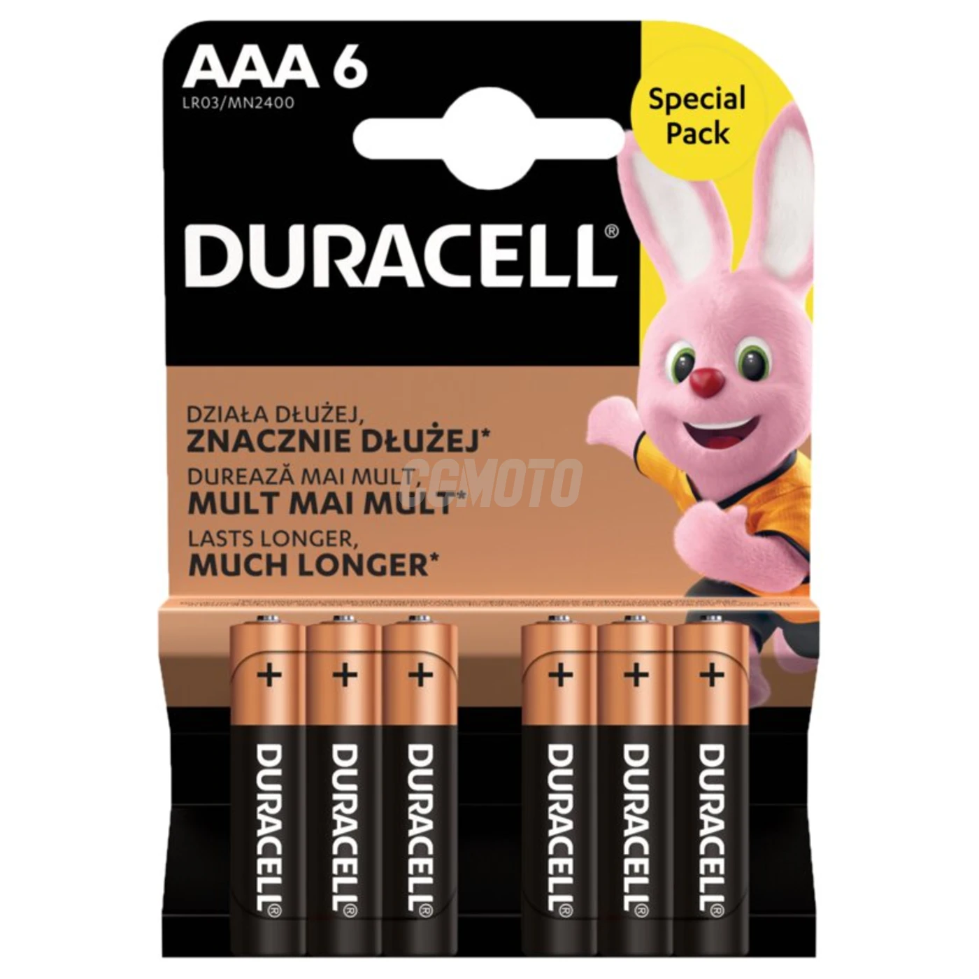 Duracell Basic Duralock LR03 AAA x 6 pilas alcalinas Duracell Basic Duralock LR03 AAA x 6 pilas alcalinas