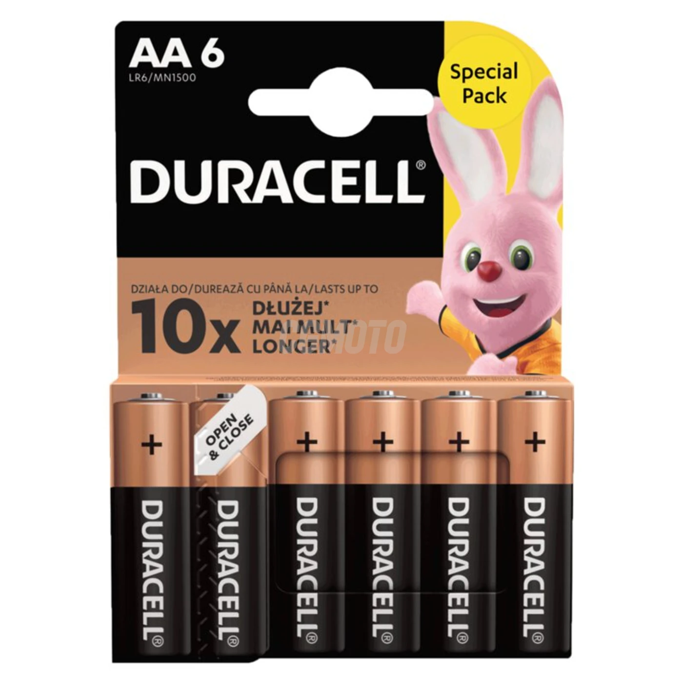 Duracell Basic Duralock LR6 AA x 6 pilas alcalinas Duracell Basic Duralock LR6 AA x 6 pilas alcalinas