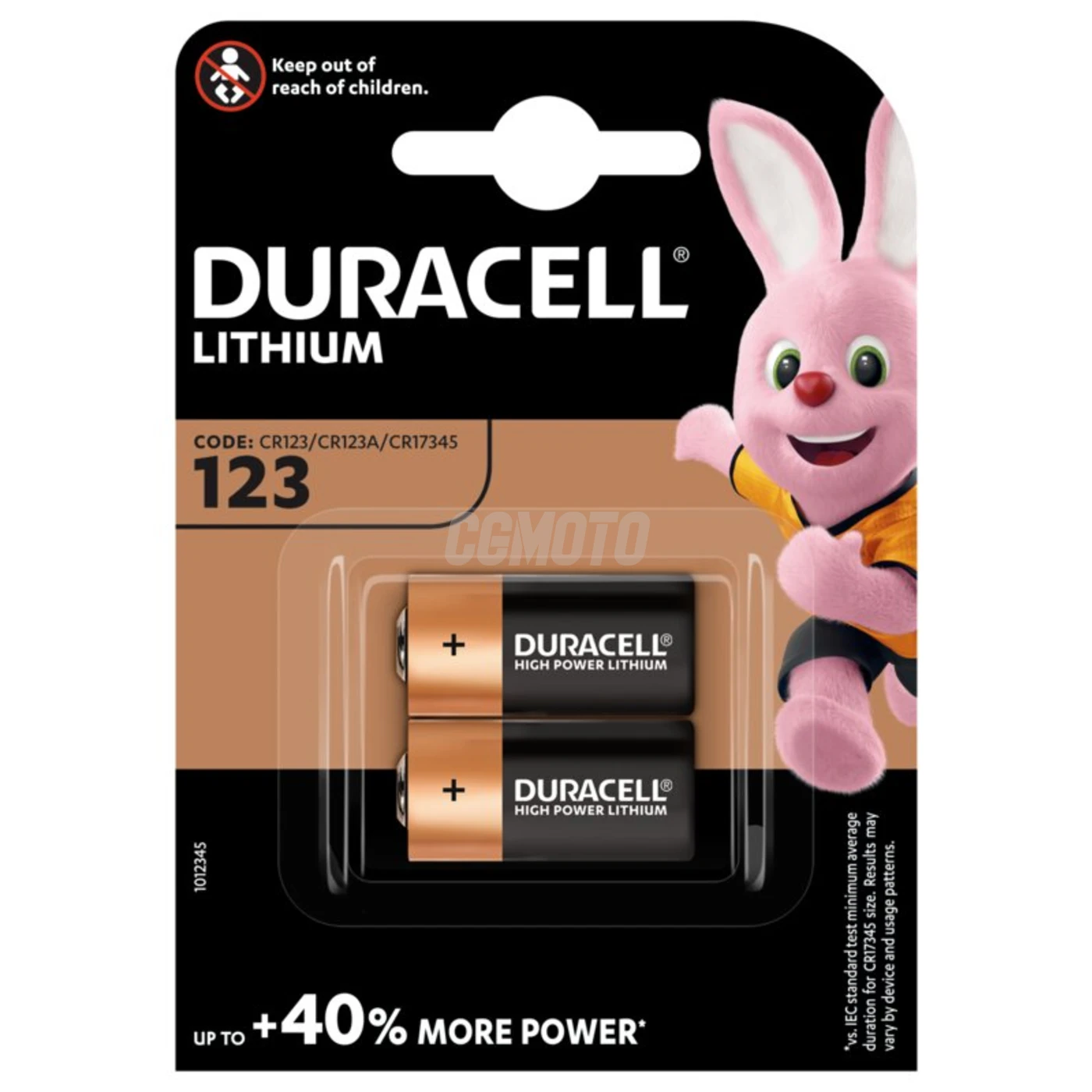 Duracell CR123 Foto Lithium x 2 pilas Duracell CR123 Foto Lithium x 2 pilas