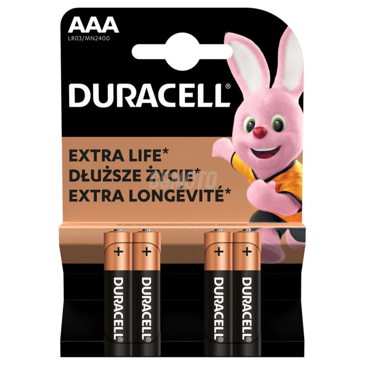 Duracell Duralock C&B LR03 AAA 4 x pilas alcalinas Duracell Duralock C&B LR03 AAA 4 x pilas alcalinas