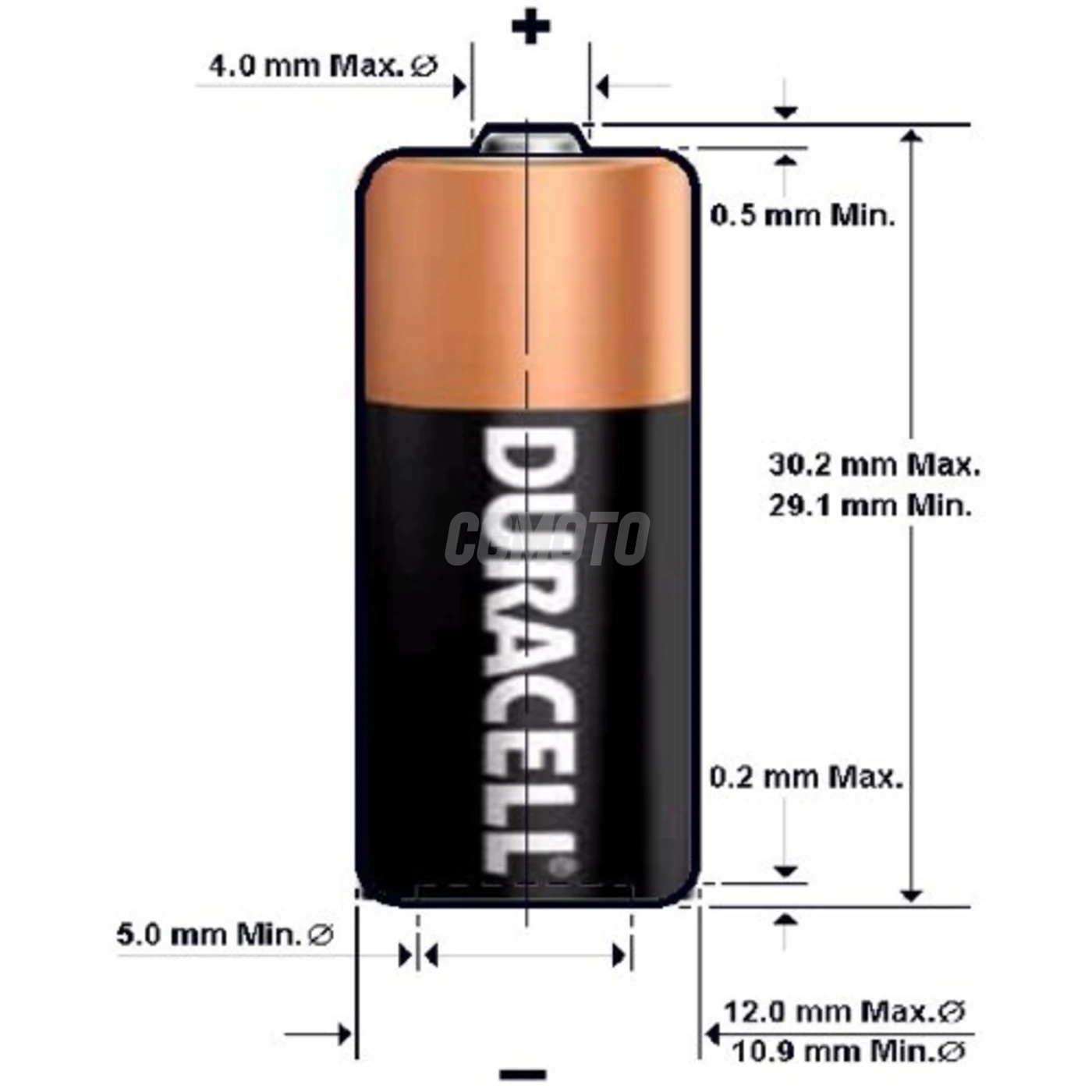 Duracell LR1/N/E90/910A/LR01 x 2 pilas