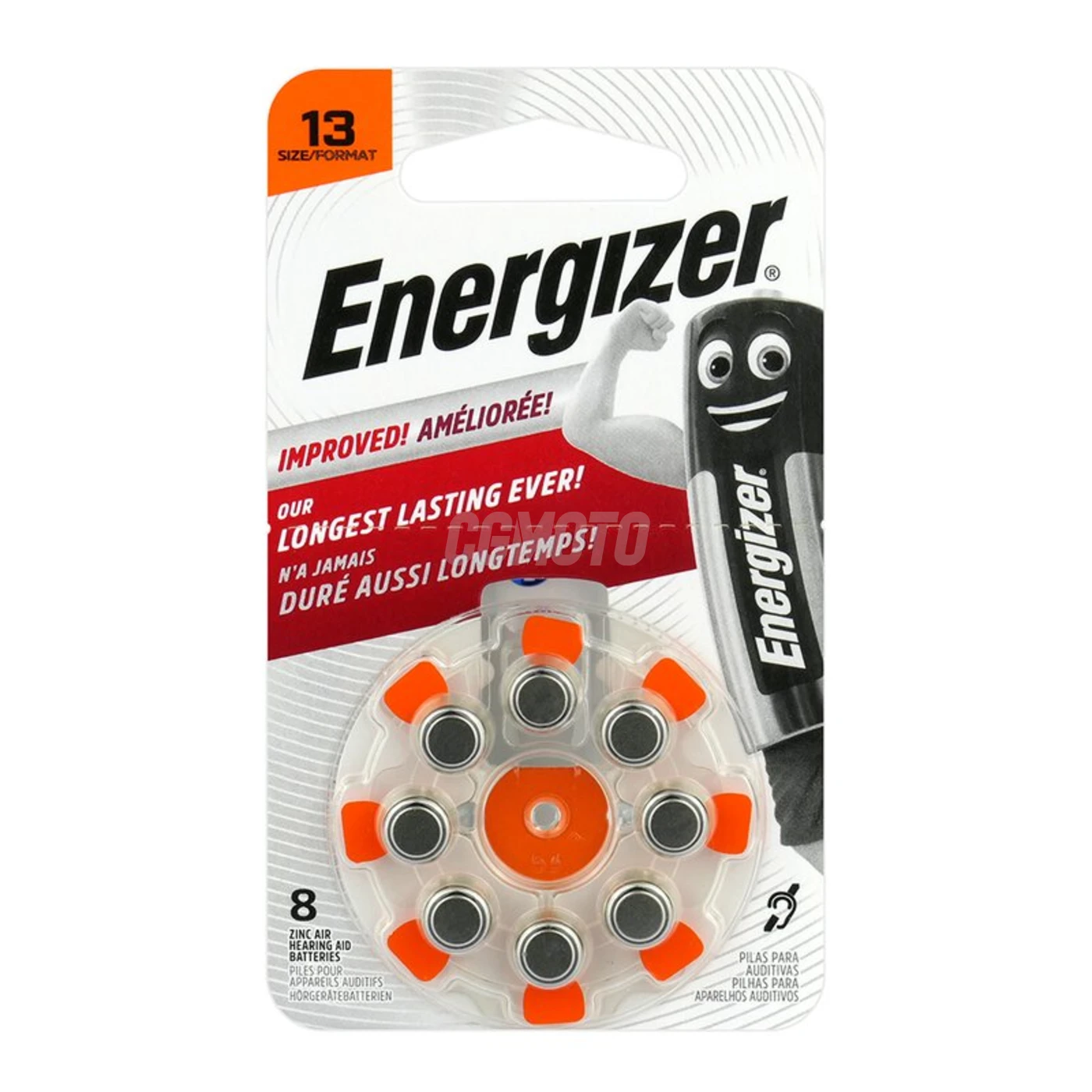 Energizer 13 para audífonos x 8 pilas