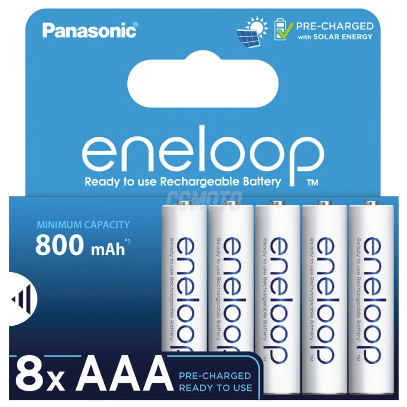 Panasonic Eneloop R03 / AAA 800mAh x 8 pilas recargables (blister)