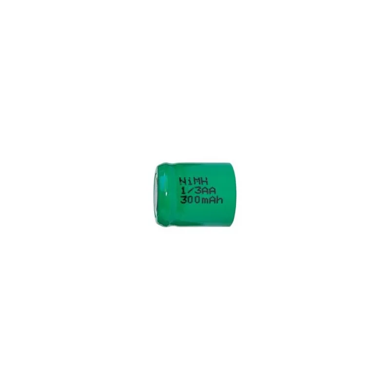 Pila NiMH 1/3 AA 300 mAh Cabeza plana - 1,2V - Evergreen Pila NiMH 1/3 AA 300 mAh Cabeza plana - 1,2V - Evergreen