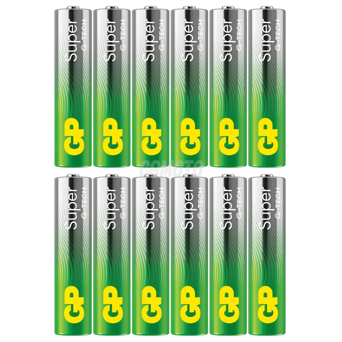 Pilas alcalina 12 x AAA / LR03 SUPER - 1,5V - GP Battery