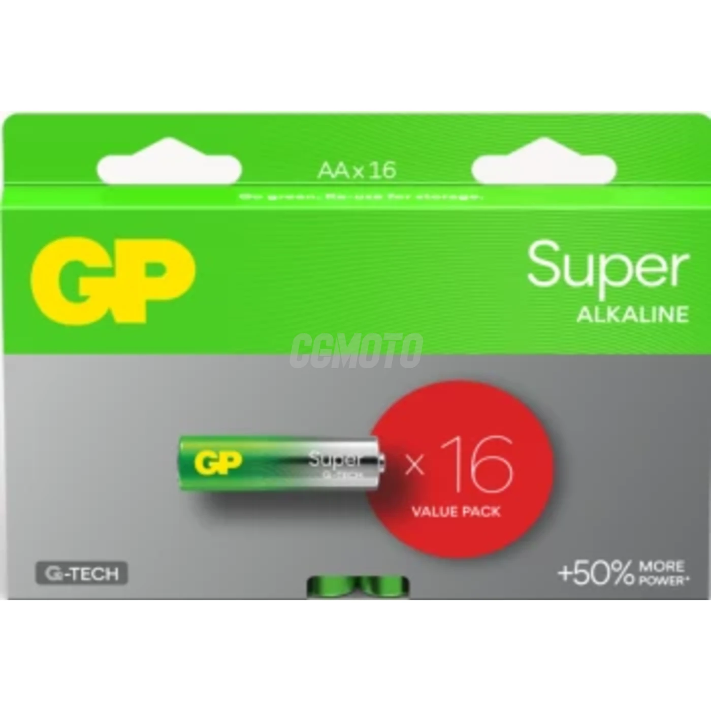 Pilas alcalina 16 x AA / LR6 SUPER - 1,5V - GP Battery