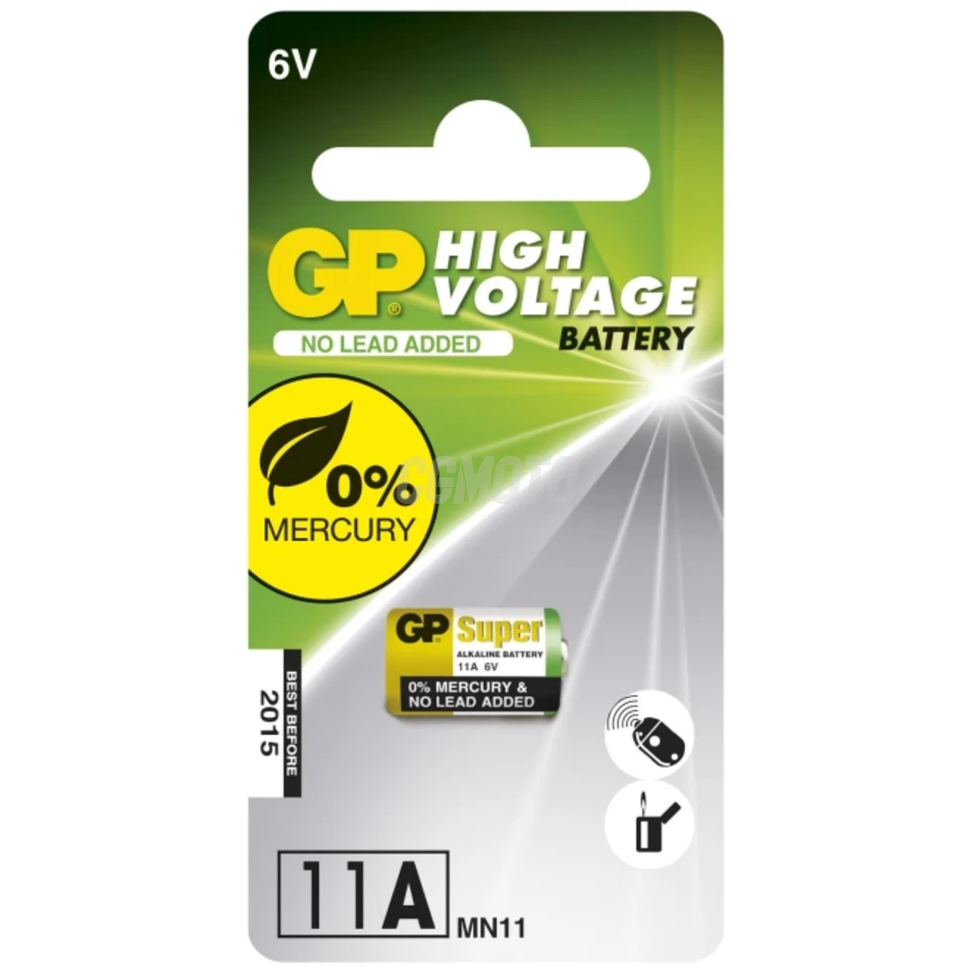 Pilas cilíndrica alcalina 1 x 11A / MN11 - 6V - GP Battery Pilas cilíndrica alcalina 1 x 11A / MN11 - 6V - GP Battery