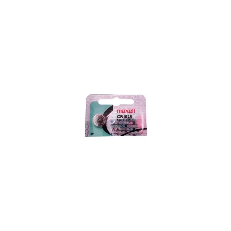 Pile bouton lithium CR1025 - 3V - Maxell