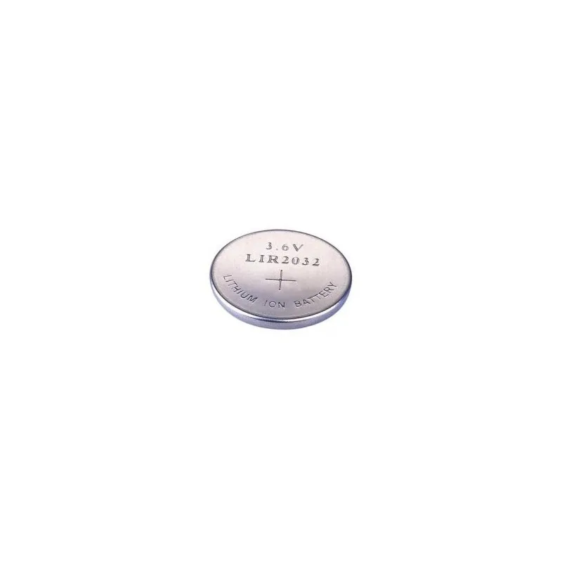 Pile bouton rechargeable Li-Ion LIR 2032 - 3,6V Pile bouton rechargeable Li-Ion LIR 2032 - 3,6V