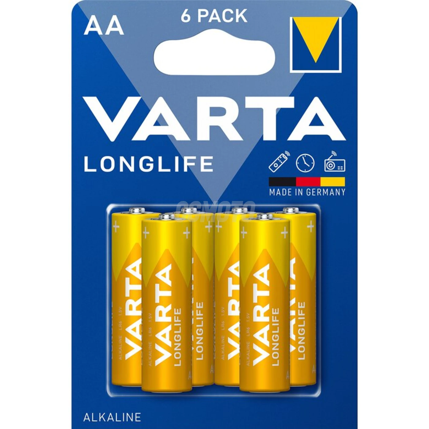 Varta LONGLIFE LR6/AA x 6 pilas (blister) Varta LONGLIFE LR6/AA x 6 pilas (blister)