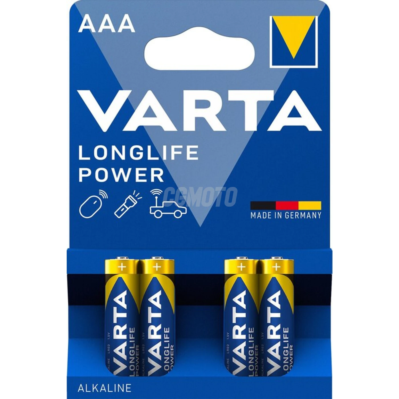 Varta LONGLIFE Power LR03/AAA x 4 pilas Varta LONGLIFE Power LR03/AAA x 4 pilas