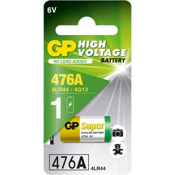 Pila alcalina 1 x GP 476A / 4LR44 / A544 / PX28A - 6V - GP Battery Pila alcalina 1 x GP 476A / 4LR44 / A544 / PX28A - 6V - GP Battery