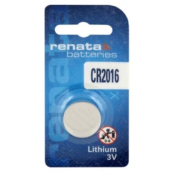 Renata CR2016 litio x 1 batería Renata CR2016 litio x 1 batería