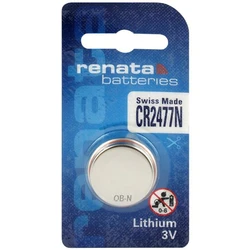 Renata CR2477N litio x 1 batería Renata CR2477N litio x 1 batería