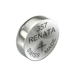 Renata 357 / SR44W / SR44 óxido de plata x 1 batería Renata 357 / SR44W / SR44 óxido de plata x 1 batería