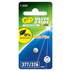 1 pila de botón de óxido de plata SR66 1,55 V Ultra Plus 1 pila de botón de óxido de plata SR66 1,55 V Ultra Plus