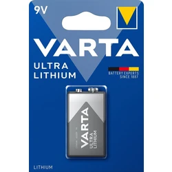 Varta litio 9V x 1 pila (blister) Varta litio 9V x 1 pila (blister)