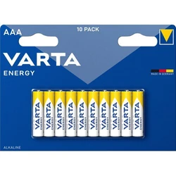Varta ENERGY LR03/AAA x 10 pilas (blister) Varta ENERGY LR03/AAA x 10 pilas (blister)