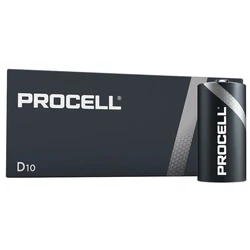 Duracell Procell LR20/D x 10 pilas alcalinas Duracell Procell LR20/D x 10 pilas alcalinas