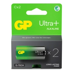2 pilas alcalinas C 1,5 V Ultra Plus 2 pilas alcalinas C 1,5 V Ultra Plus