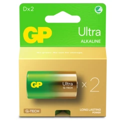 2 pilas alcalinas D 1,5 V Ultra 2 pilas alcalinas D 1,5 V Ultra