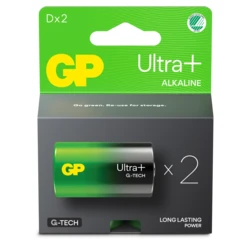 2 pilas alcalinas D 1,5 V Ultra Plus 2 pilas alcalinas D 1,5 V Ultra Plus