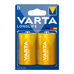 Varta LONGLIFE LR20/D x 2 pilas (blister)