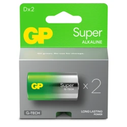 2 pilas de litio D 1,5 V Super 2 pilas de litio D 1,5 V Super