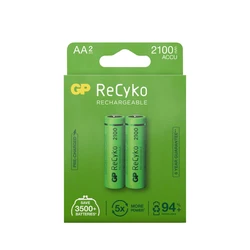 2 pilas recargables NIMH AA 1,2 V Recyko 2100 mAh 2 pilas recargables NIMH AA 1,2 V Recyko 2100 mAh
