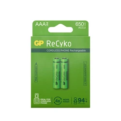 2 pilas recargables NIMH AAA 1,2 V Recyko 650 mAh 2 pilas recargables NIMH AAA 1,2 V Recyko 650 mAh