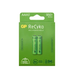 2 pilas recargables NIMH AAA 1,2 V Recyko 950 mAh 2 pilas recargables NIMH AAA 1,2 V Recyko 950 mAh