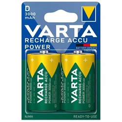 Varta Ready2Use LR20/D Ni-MH 3000 mAh x 2 baterías recargables Varta Ready2Use LR20/D Ni-MH 3000 mAh x 2 baterías recargables