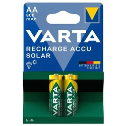 Varta SOLAR LR6/AA Ni-MH 800 mAh x 2 baterías recargables