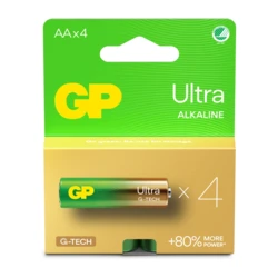 4 pilas alcalinas AA 1,5 V Ultra 4 pilas alcalinas AA 1,5 V Ultra