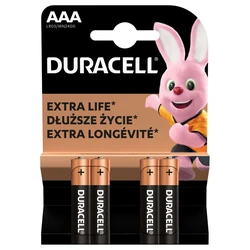 Duracell Duralock C&B LR03 AAA 4 x pilas alcalinas Duracell Duralock C&B LR03 AAA 4 x pilas alcalinas