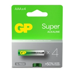 Pila alcalina 4 x AAA / LR03 - 1,5V - GP Battery Pila alcalina 4 x AAA / LR03 - 1,5V - GP Battery