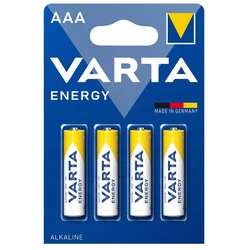 Varta ENERGY LR03/AAA x 4 pilas (blister) Varta ENERGY LR03/AAA x 4 pilas (blister)