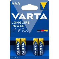 Varta LONGLIFE Power LR03/AAA x 4 pilas