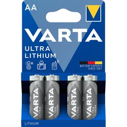Varta litio LR6/AA x 4 pilas (blister) Varta litio LR6/AA x 4 pilas (blister)