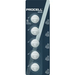 Duracell Procell CR2016 x 5 pilas de litio Duracell Procell CR2016 x 5 pilas de litio
