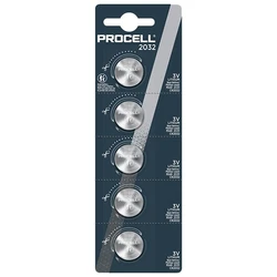 Duracell Procell CR2032 x 5 pilas de litio Duracell Procell CR2032 x 5 pilas de litio