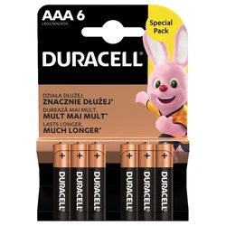 Duracell Basic Duralock LR03 AAA x 6 pilas alcalinas Duracell Basic Duralock LR03 AAA x 6 pilas alcalinas