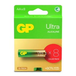 8 pilas alcalinas AA 1,5 V Ultra 8 pilas alcalinas AA 1,5 V Ultra