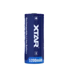 Batería Xtar 26650 3.6V Li-ion 5200mAh con protección Batería Xtar 26650 3.6V Li-ion 5200mAh con protección