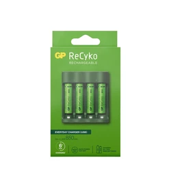 Cargador 6 horas GP B421 (USB) + 4 pilas NiMH AAA 850 mAh Cargador 6 horas GP B421 (USB) + 4 pilas NiMH AAA 850 mAh